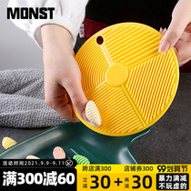 Household manual hemp food sub-face fish washboard tools pasta handmade cat ears shell face mold kitchen artifact