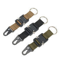 Hardware Key Buckle Outdoor Equipped Mountaineering Buckle Gift Tactical Multifunction Buckle Molle Nylon Webbing Hook Buckle