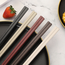 Alloy chopsticks household 27 cm hot pot creative non-slip mildew 10 double fast son commercial dining drink net red high temperature resistance