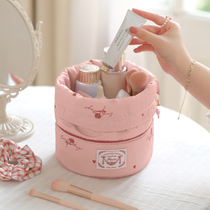 EACHY net celebrity makeup bag female portable travel portable small ins wind super fire toiletries storage bag large capacity