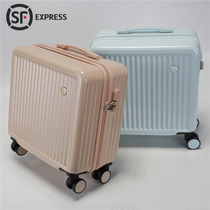 High Face Value Suitcase Woman 18 inch Korean version Trend Dengue FASHION PASSWORD BOX 16 MEN FREE Pulled Rod box