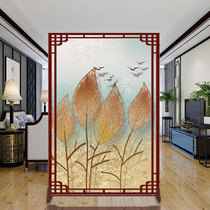 Chinese screen partition wall living room entrance modern simple mobile office company decoration seat screen bedroom shelter home