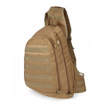 Outdoor sports men tactical chest bag travel bag triangle shoulder bag school bag riding backpack multifunctional computer chest bag