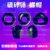 Breaking hammer nut breaking hammer through body screw nut splint screw nut plate screw nut side plate screw nut gasket