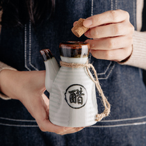 Ceramic Mini small seasoning Japanese bottle oil pot soy sauce pot small vinegar pot noodle restaurant vinegar bottle restaurant for commercial restaurant