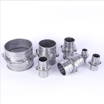 Factory direct agricultural bright claw aluminum alloy hose connector Quick connection high pressure agricultural irrigation die-cast hose connector