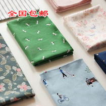 Korea Daily like Cute little fresh handkerchief handkerchief Pure cotton womens large towel napkin decorative cloth hairband