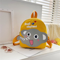Children's bag 1-3-5 year old boy canvas backpack cartoon cute girl backpack baby kindergarten bag