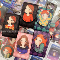 South Korea YOUK SHIM WON Lu Xinyuan counter 2021 New Cartoon printing female car key set