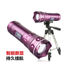 F10 fishing light night fishing light fishing light blue light Purple Light Trap lamp zoom 200W Fishing Light 300W