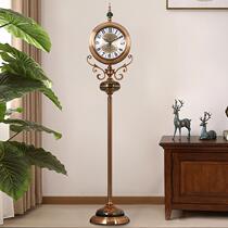 Floor clocks Living room European-style Villa Pendulum watches Home Modern minimalist light extravaganza Decorative American Standing Bell bell