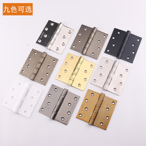 Taiwan Yibaili widen black door hinge stainless steel gold hinge 4x4x3 White silent hinge