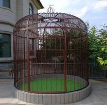 Wrought iron king size plus net pigeon birdcage Budgerigar Outdoor Park Oversized giant birdcage Decorative peacock cage