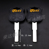 (RG039) Application of the New Big State Electric Vehicle Motorcycle Key Embryonic Light Slab Key Blank Submanufacturer