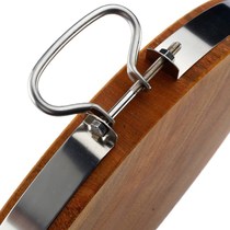 Iron wood whole wood board drill board kitchen household table iron tree cutting vegetable board solid wood antibacterial Vietnam cutting board round
