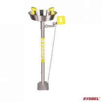 Sisbel WG7033F stainless steel vertical eye washer 304 stainless steel emergency eye washer