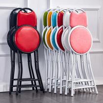 Folding chair wear-resistant household portable simple raised backrest stool ultra-light student economy comfortable thickening
