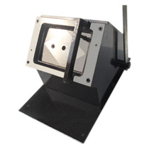 Custom furniture door and window tile fabric color card machine 100*120 mm10 * 12cm with one hole PVC card cutter
