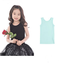 TapeiBeauty girls summer Joker cotton stretch knit baby jacket childrens vest recommended