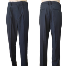 Summer security clothing duty single pants mens navy blue elastic waist trousers plus fattening trousers support custom-made