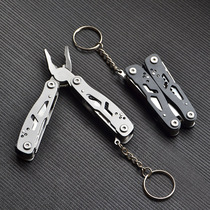 Mini combination tool pliers EDC multifunctional small knife pliers folding pocket tool pliers portable knife pliers