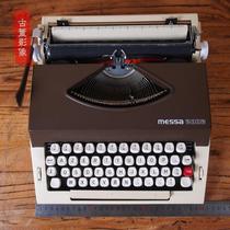 Antique Portuguese Mai Shi MESSA mechanical old English typewriter function good suitcase