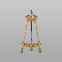 Retro brass plate holder display rack collection tray Japanese hand-made decorative plate rack tea cake stand