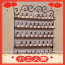 Iron European Nail Polish glue shelf nail shop shelf display rack Cosmetics nail wall rack