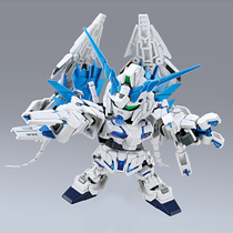Qiyue Gundam assembled model toy limited unicorn full equipment Q version sd bb Warrior