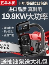 Five sheep Honda 9980 oil saw logging saw Japanese original imported petrol Home High power four-stroke tree cutting machine