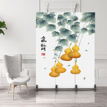 Screen partition wall simple modern rental living room new Chinese simple mobile restaurant double-sided small apartment folding screen