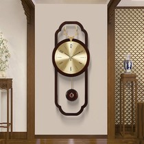 New Chinese light extravaganza Classical Hanging clock Living room Home Fashion Atmospheric clock China Wind hanging wall Chinese meditation Mood Clocks