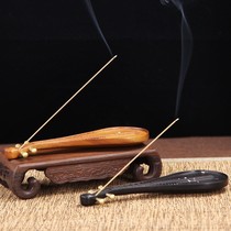 Brand red wood incense box Ebony incense burner sour branch wood pipa harp box sandalwood thread incense burner lying incense box smoked
