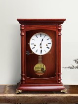 Chinese retro clock home decoration swing clock living room desktop Hemler mechanical clock creative clock