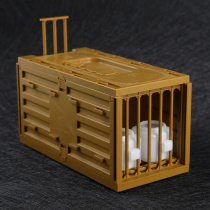 Assembly thrush row cage combination cage Plastic bird cage Thrush carrying cage Easy transport cage Plastic plate up the mountain cage grid