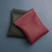 Spring Mouth Self Closing Mini Cute PU Cortical Zero Wallet Headphone Bag Containing Bag Small Wallet Coin Bag