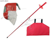 Nanjing Blue purple-Childrens training set Simple training set Plastic sword mask pocket 3-piece set 