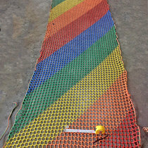 Color protective net small mesh 123cm rope net nylon net decoration children fall net staircase balcony