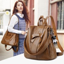 Japan 2022 new trendy double shoulder bag female butterfly knot fashion 100 hitch minimalist about large capacity single shoulder backpack