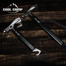 Super small outdoor aluminum alloy mini hammer super light portable hammer camping hammer tent hammer camping hammer nail hammering hammer pick