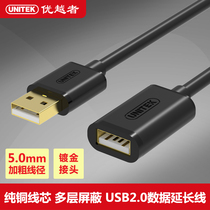 Superior (UNITEK)Y-C449EBK high speed USB2 0 data Extension Line 1 5 meters