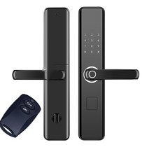 Office fingerprint password lock with remote control Smart Access switch door universal wooden door anti-theft door electronic lock