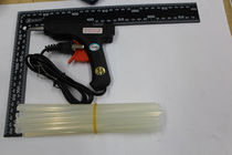 Send 30 long 7MM rubber strip joint force brand 20W hot melt glue gun thermostatic with switch