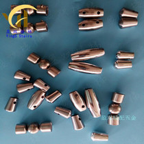 Stair accessories aluminum-magnesium alloy drawing head joint railing handrail fittings stainless steel round steel head