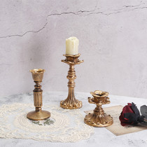 Retro Candlestick photo props ins Wind candle shooting background home decoration Net red ornaments photography props