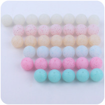15mm Crystal Printing Food Grade Silicone Beards DIY Accessories for Paffin Link Bracelet Bracelet Accessories