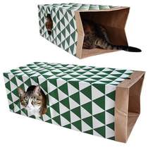 Spot foreign trade pet toy cat paper house foreign trade cat Channel toy tunnel toy