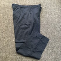 Old-fashioned stock navy blue summer training pants training single pants anti-static trousers thin men