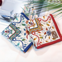  Made in Japan Yamamoto Ren ladies handkerchief handkerchief pure cotton sweat-absorbing soft carry Zhou Taos same handkerchief