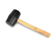Handmade soap stamp knockout glue hammer wooden handle